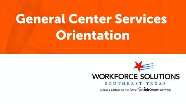 General Services Orientation