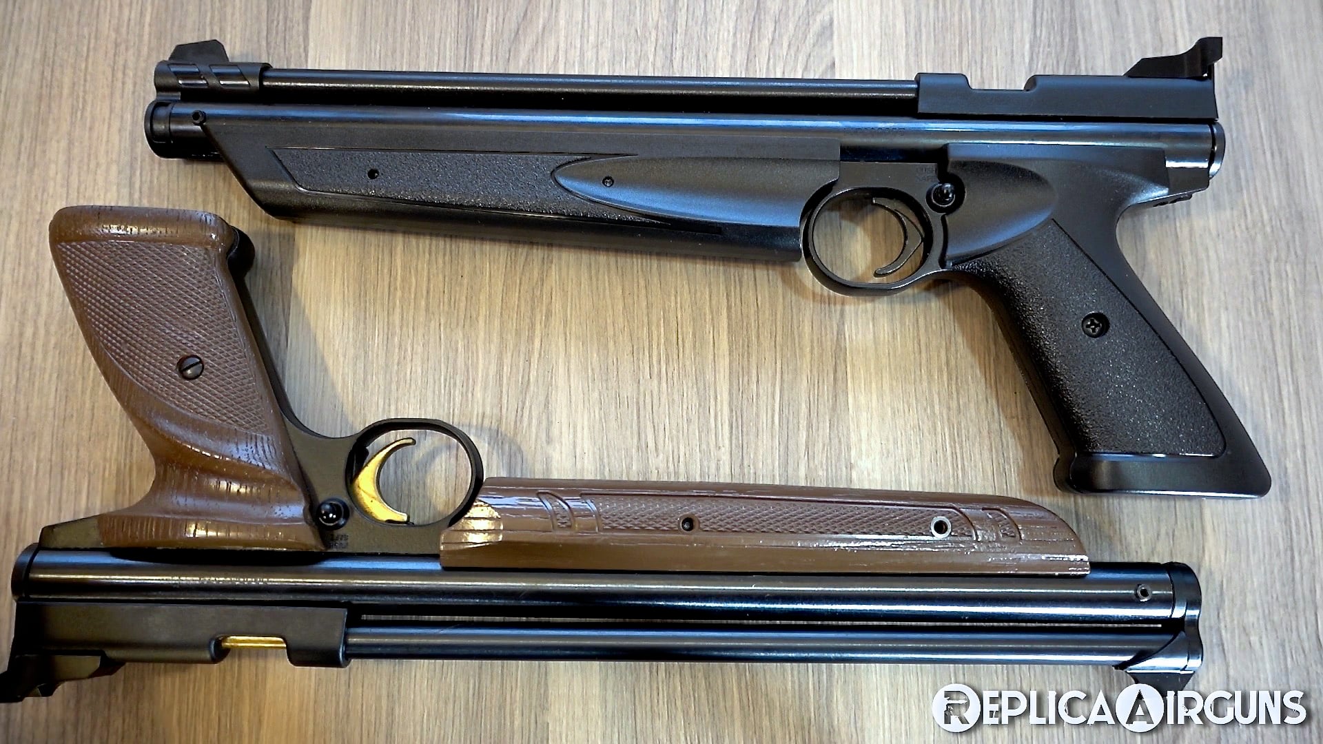 Crosman American Classic P1322 22 Caliber Pellet Pistol Table Top Review