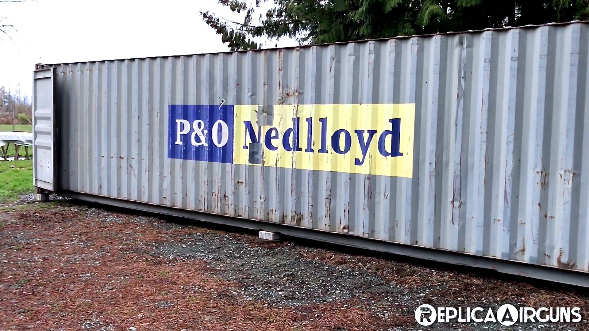 Video - Shipping Container Project - Jacked and Leveled