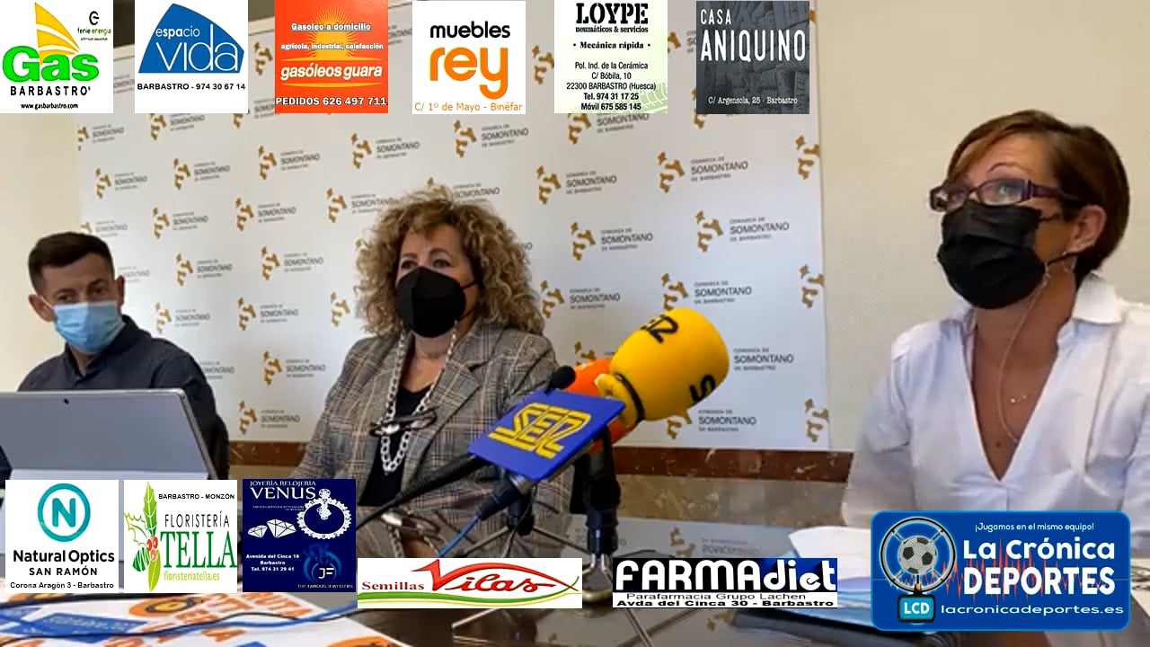 Comarca de Somontano. Presentación de la 1ª Ruta BTT por la sierra de la Candelera en Salas Altas que se celebrará el próximo domingo 31 de octubre 2021.