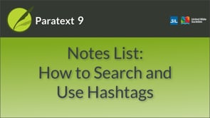 Notes List: How to Search and Use Hashtags