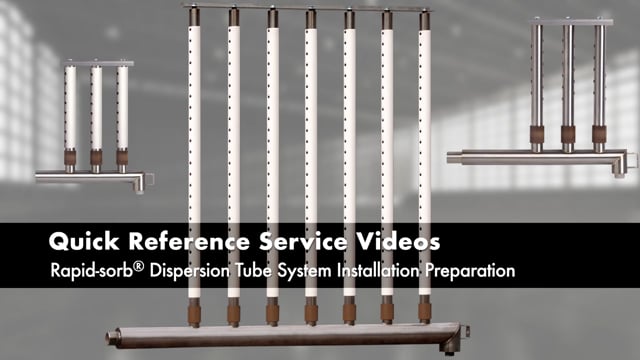 Rapid-sorb Dispersion Tube System Installation Preparation