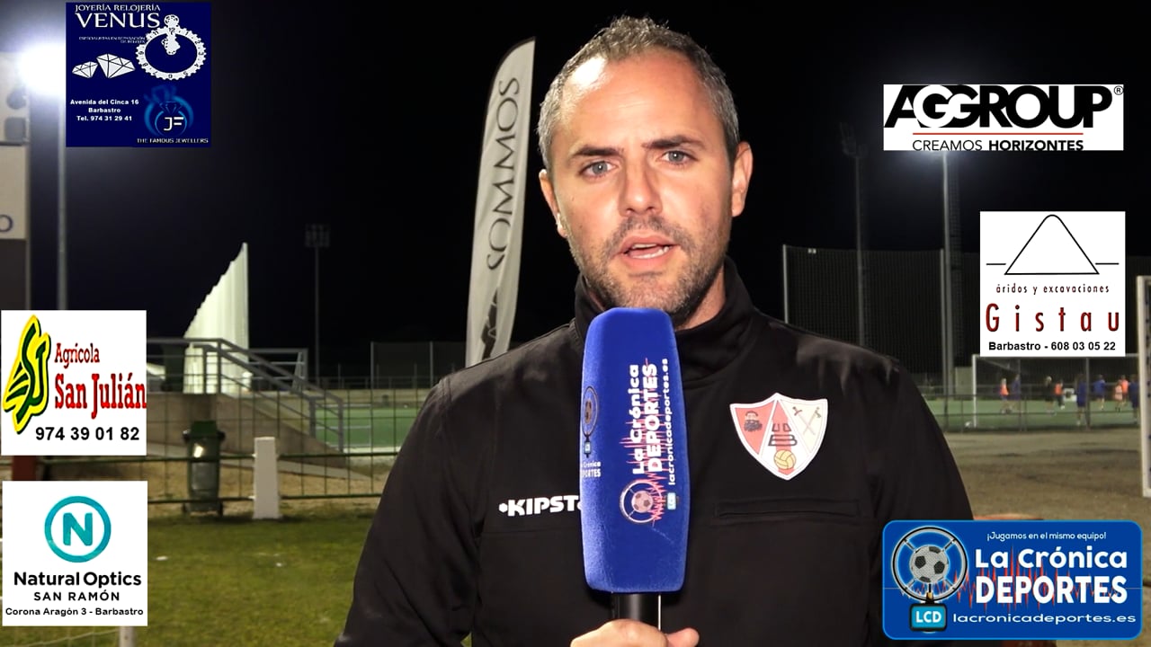 LA PREVIA / UDB Somontano - UD Fraga B / JOEL BORBÓN (Entrenador Somontano) Jornada 4 / 2ª Regional - Gr 2-1