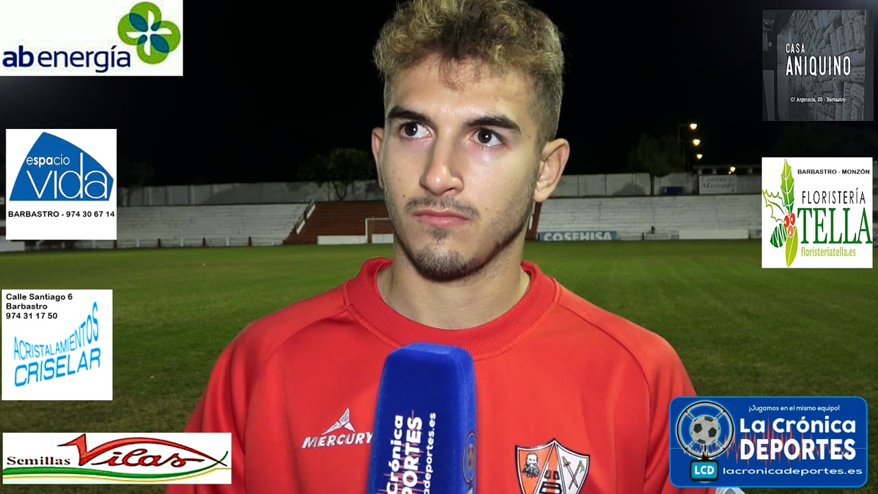 MARC GULIAS (Jugador UD Barbastro) Conocemos su opinión sobre la jugada de la polémica y el próximo partido frente al CD Cariñena