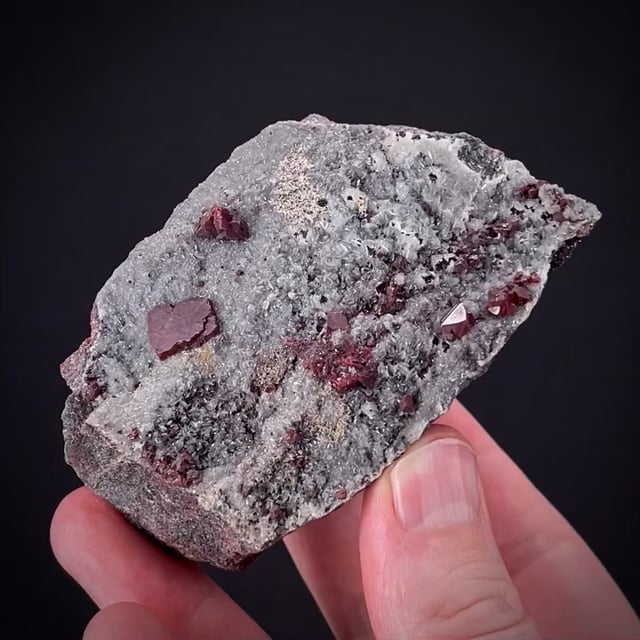 Cinnabar on Quartz