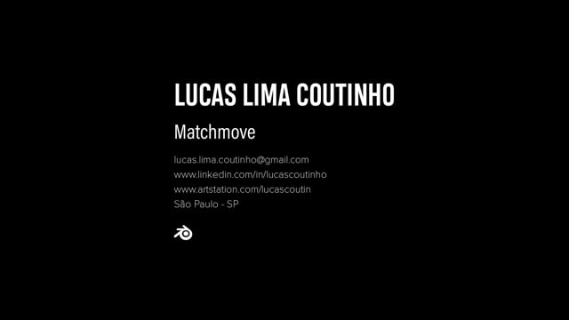 Lucas L. Coutinho Matchmove Showreel 2021