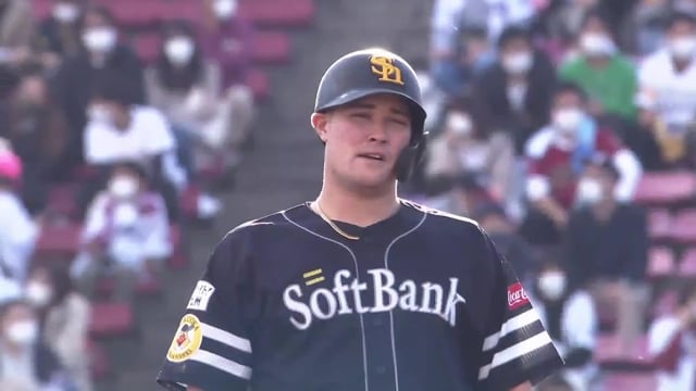 【2回表】ホークス・リチャードのタイムリー2ベースヒットで先制!! 2021年10月24日 東北楽天ゴールデンイーグルス 対 福岡ソフトバンクホークス