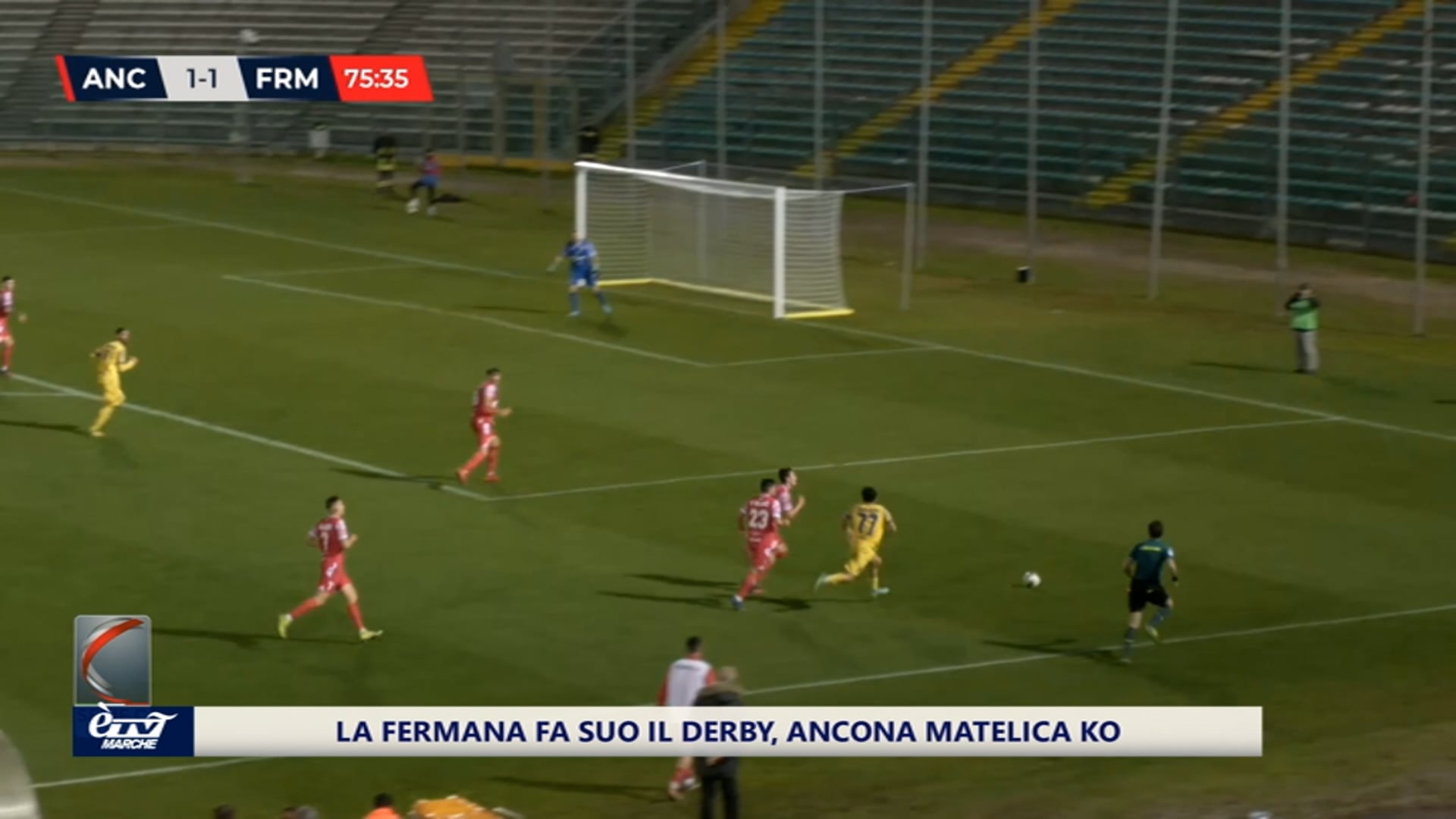 Serie C. La Fermana fa suo il derby, Ancona Matelica battuta
