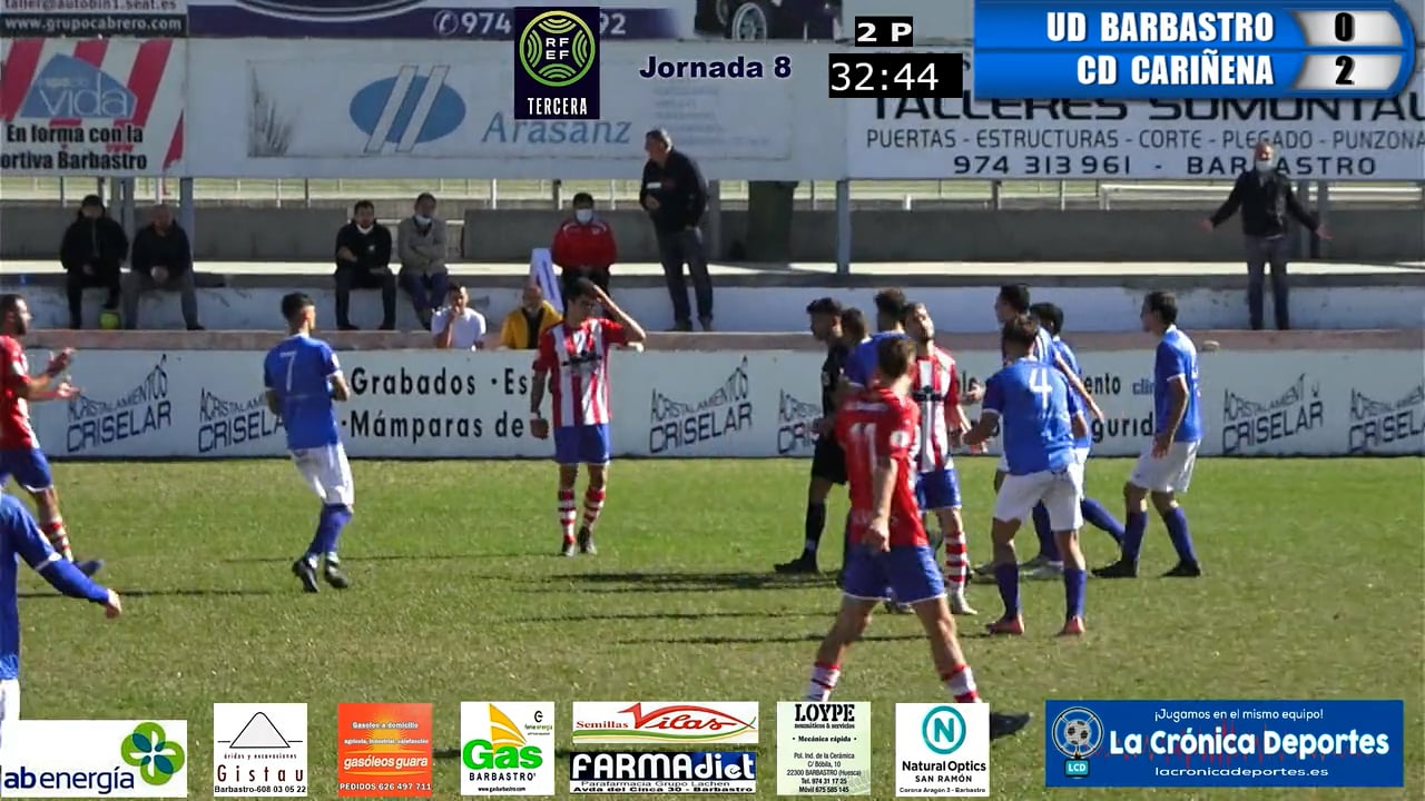 (RESUMEN y GOLES) UD Barbastro 0-2 CD Cariñena / Jornada 8 / 3ª División