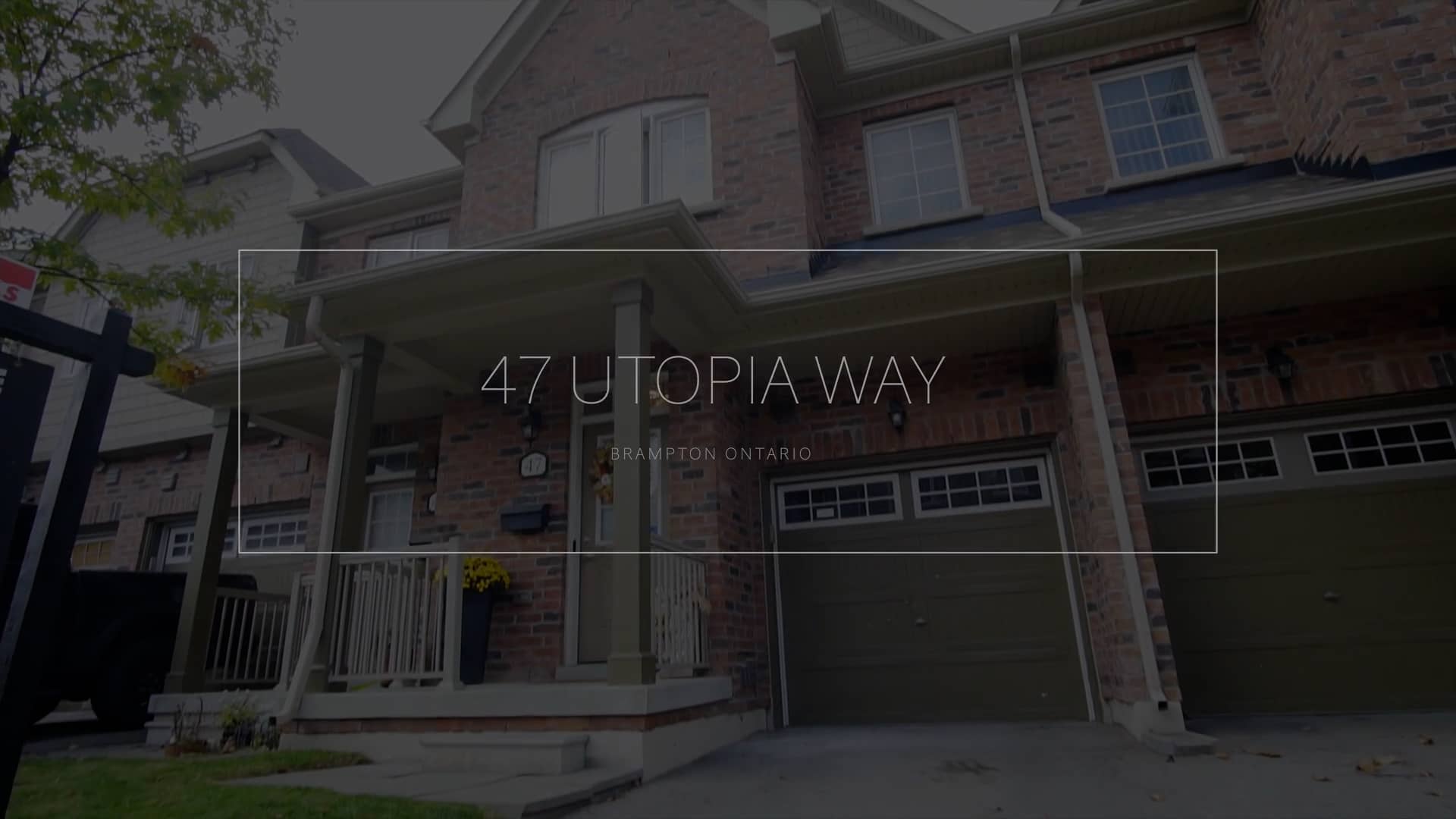 47 Utopia Way, Brampton on Vimeo