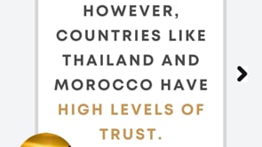 The MACRO consequences of our low level of trust?