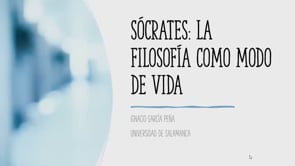 Sócrates: la filosofía como modo de vida
