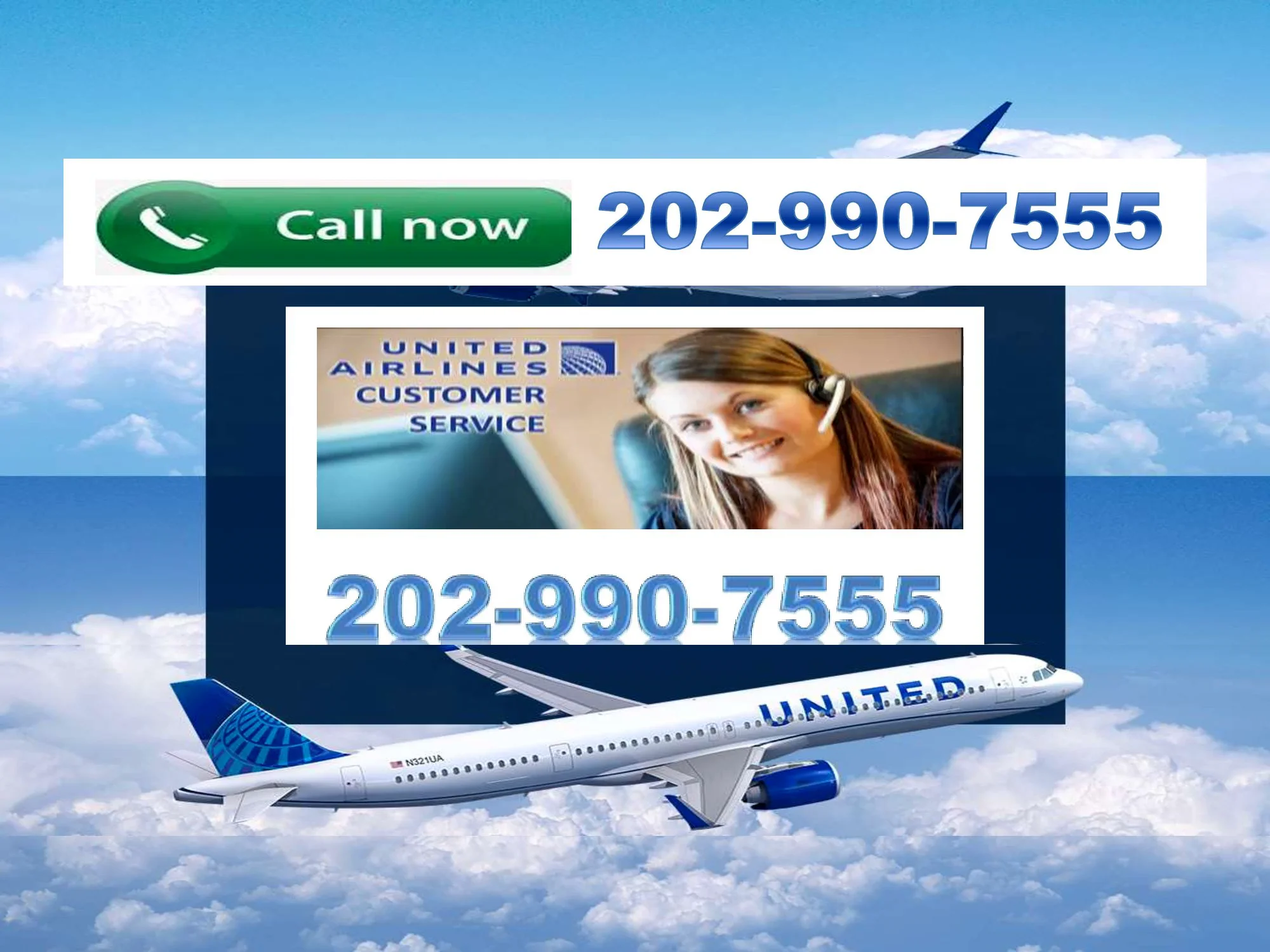 United Airlines Helpline Number (202-990-7555) on Vimeo