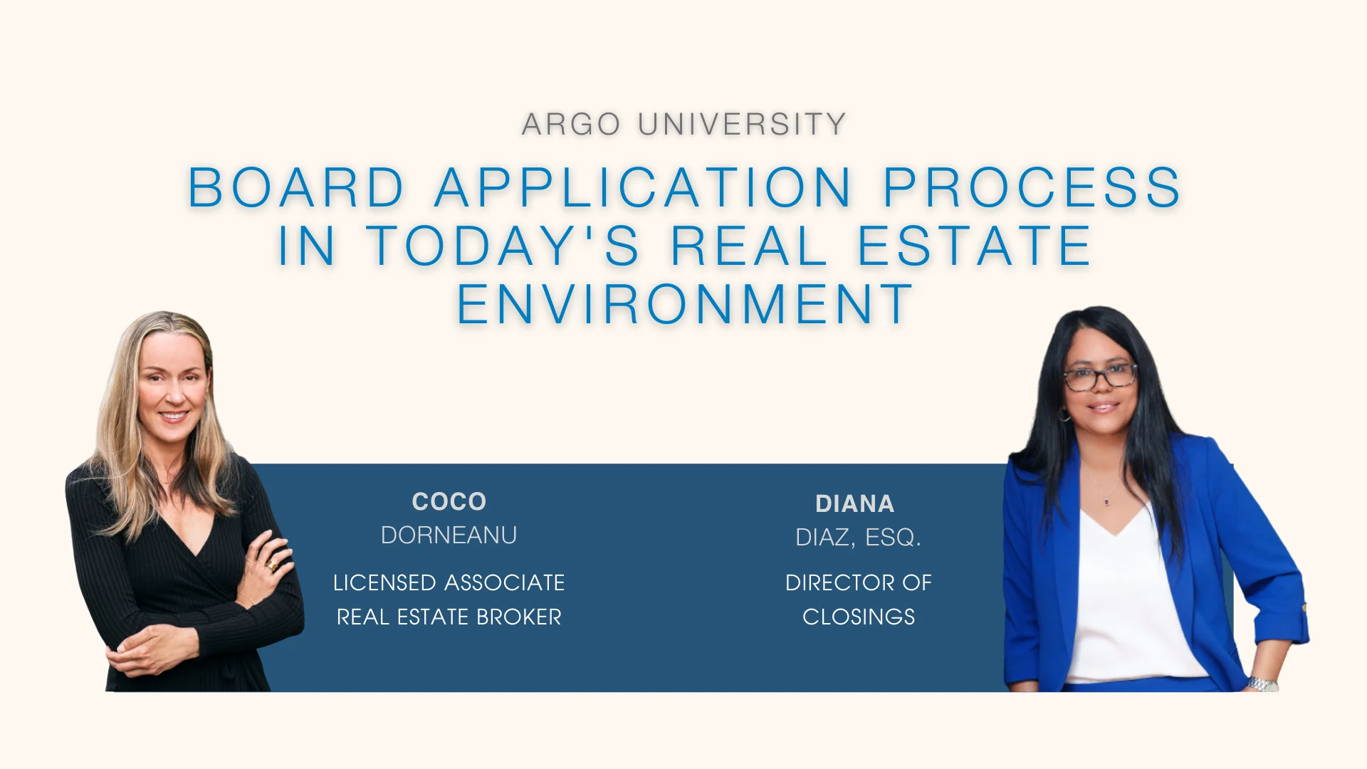 Argo U Board Application Process in Today's Real Estate Environment on