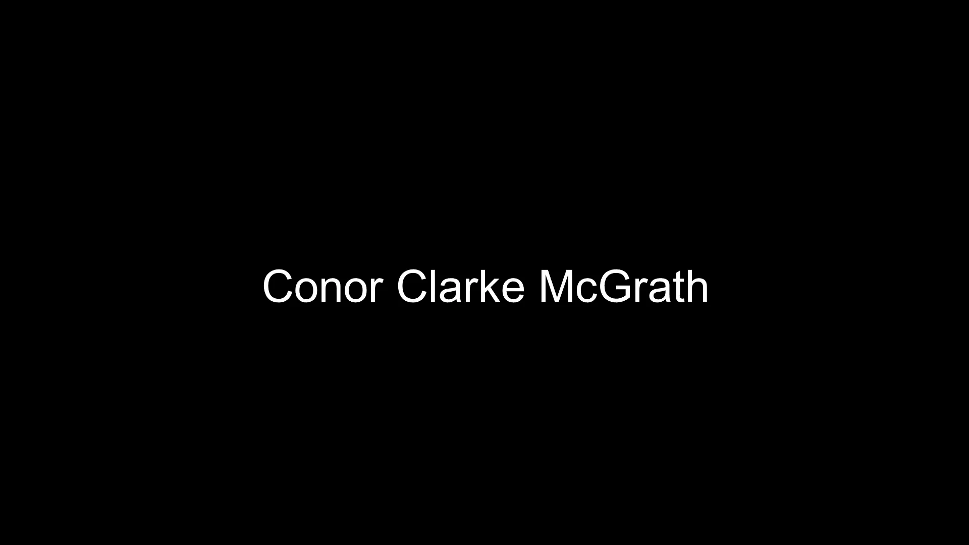 Conor Clarke Mcgrath Showreel 2021 On Vimeo