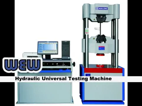 Hydraulic Universal Testing Machine on Vimeo