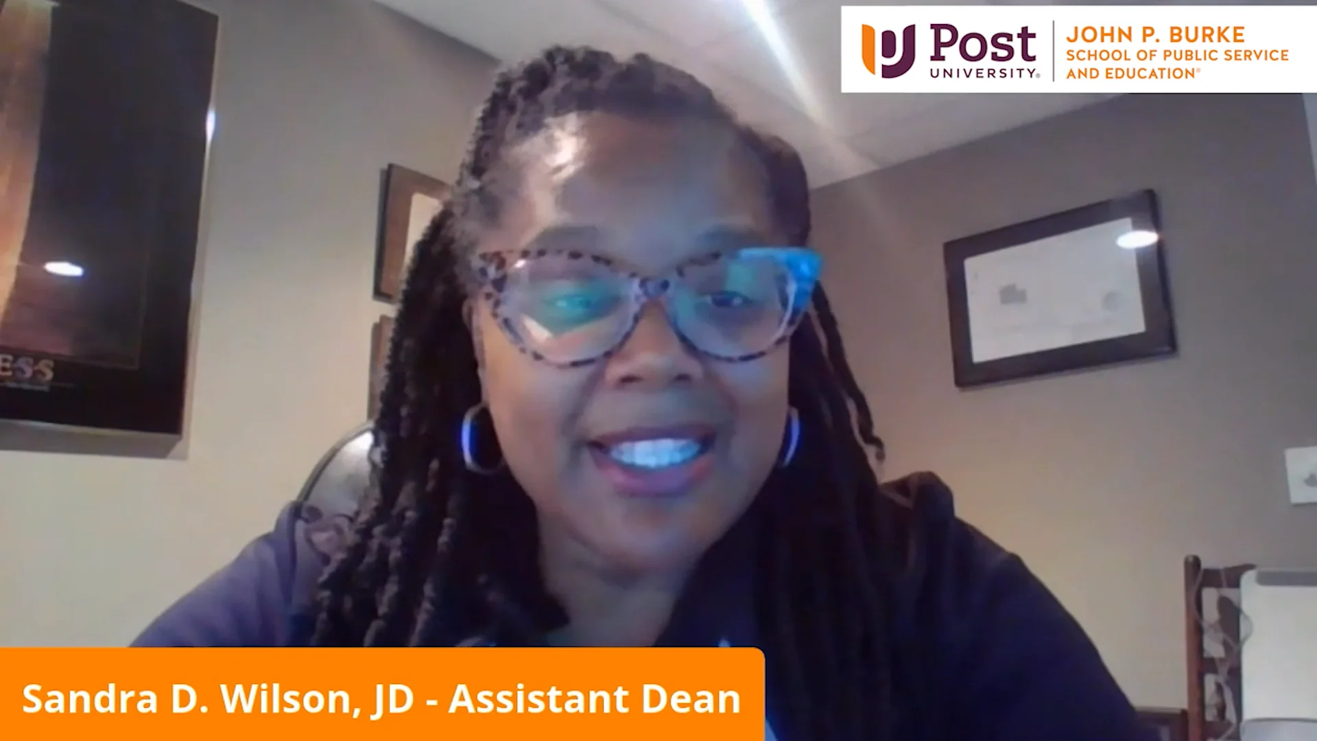 Sandra D. Wilson, JD - Assistant Dean on Vimeo