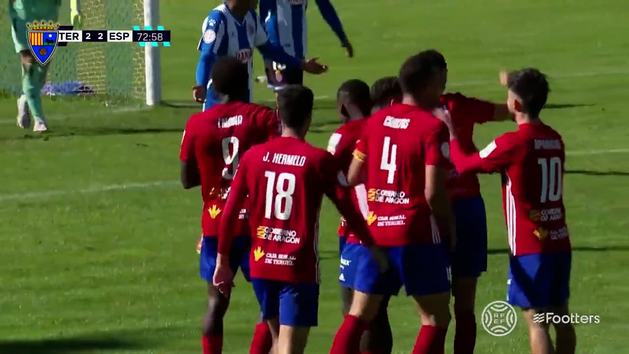 (RESUMEN y GOLES) CD Teruel 3-2 Espanyol B / J 8 / 2ª RFEF - Gr 3 / Fuente YouTube CD Teruel