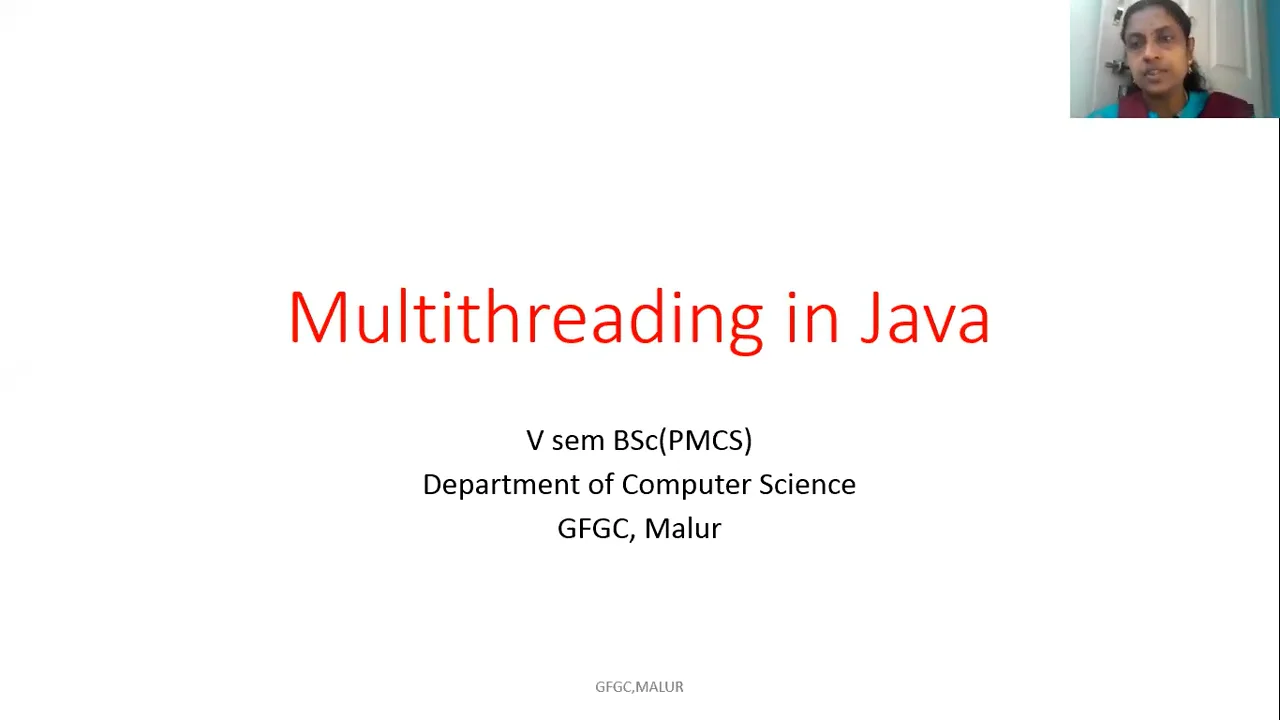JAVA SESSION 22 - MULTI THREADING.mp4 on Vimeo