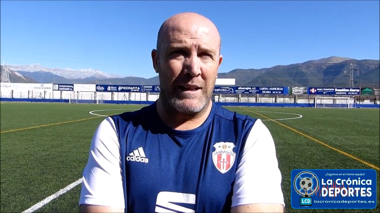 ROBERTO FANDOS (Entrenador Sabiñánigo) AD Sabiñánigo 1-3 CDJ Tamarite / J 7 / Preferente Gr1 / Fuente YouTube Deporte Cantera Sabiñánigo