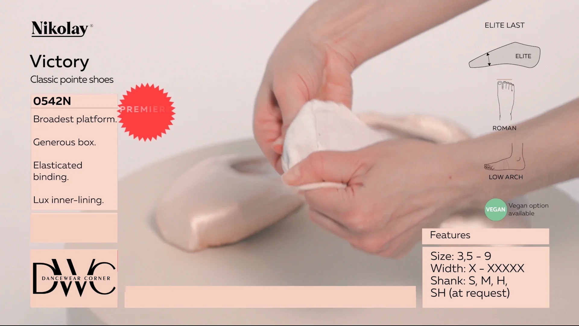 【まりん様】Nikolay Smart Pointe 4 1/2 M Nikolay-SmartPointe-Pointe-