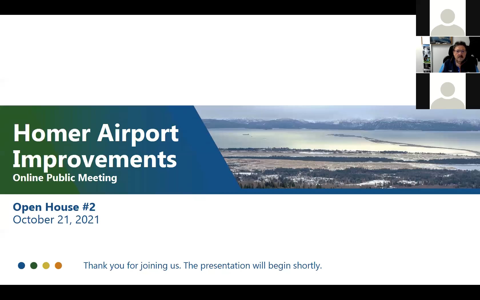 Homer Airport Improvements 2nd Virtual Public Meeting October 21