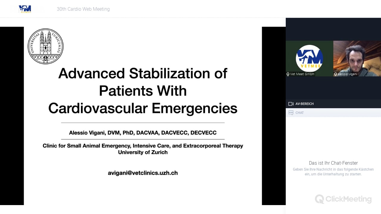 Advanced stabilization of patients with cardiovascular emergencies