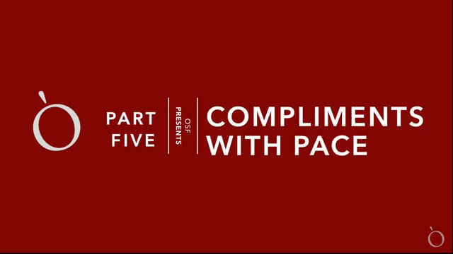Video Five - Pace