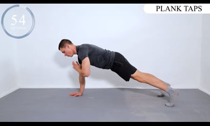 Plank Taps, Plank Pushups, Spiderman Push Up, Archer Pushup, Side To Side Pushup