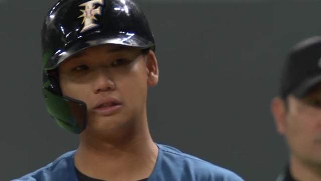 【7回裏】涙のきゅん!! ファイターズ・谷口雄也 現役最終打席で有終の美を飾るヒット!! 2021年10月26日 北海道日本ハムファイターズ 対 埼玉西武ライオンズ