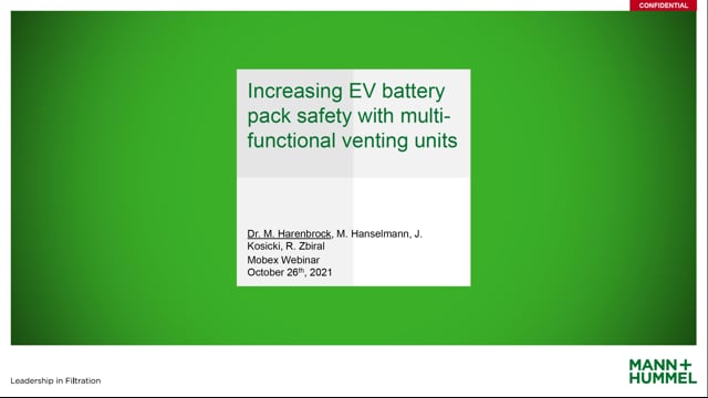 Increasing EV battery pack safety with multi-functional venting units