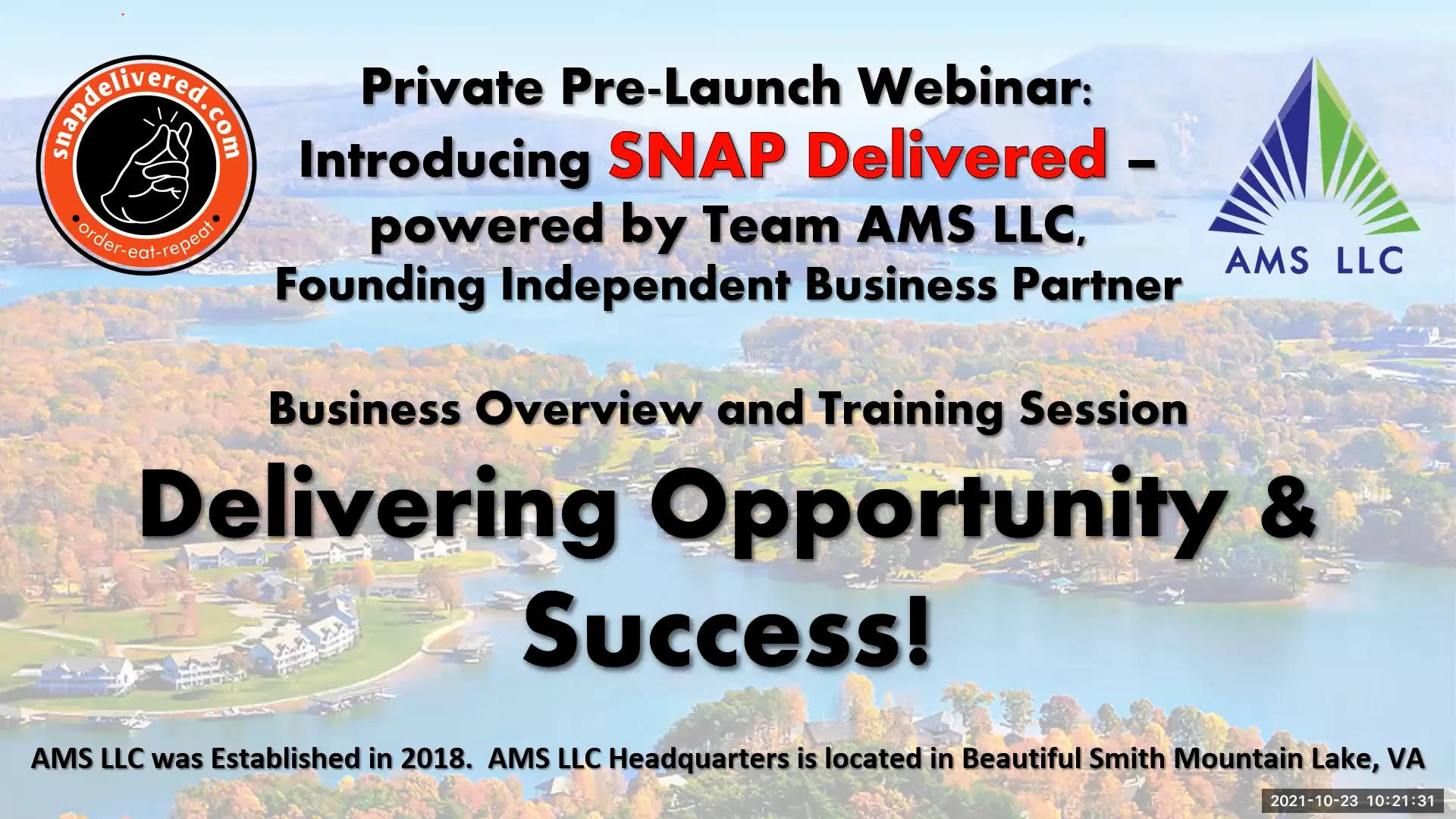 Snap Delivered Business Overview on Vimeo
