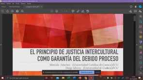El principio de justicia intercultural como garantía del debido proceso