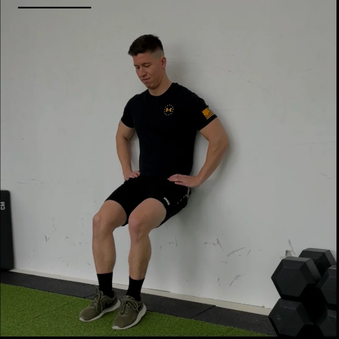 S1-SL wall sit on Vimeo