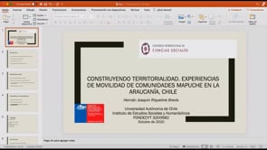 Construyendo Territorialidad. Experiencias De Movilidad De Comunidades Mapuche En La Araucanía, Chile