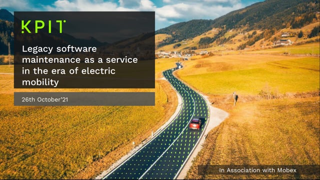 Legacy software maintenance as a service in the era of electric mobility