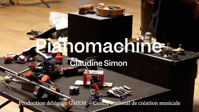 Pianomachine - Claudine Simon