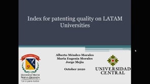 Patent quality index for Latin-American Universities