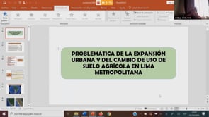 Problemática de la expansión urbana y del cambio de uso de suelo agrícola en Lima metropolitana