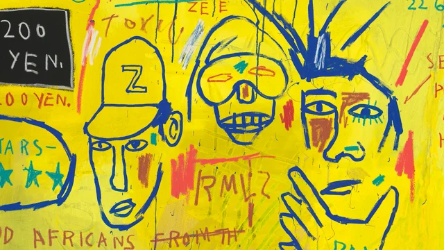 HOLLYWOOD AFRICANS BY JM BASQUIAT
