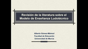 Revisión de la literatura sobre el Modelo de Enseñanza Ludotécnico
