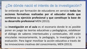 El proceso reflexivo de la clase de matemáticas, un camino para alcanzar la competencia del profesor-investigador de docentes en servicio