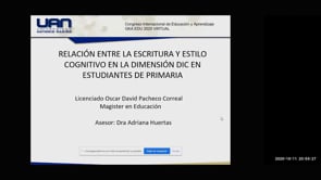 Relaciones entre escritura y estilo cognitivo en la dimensión DIC