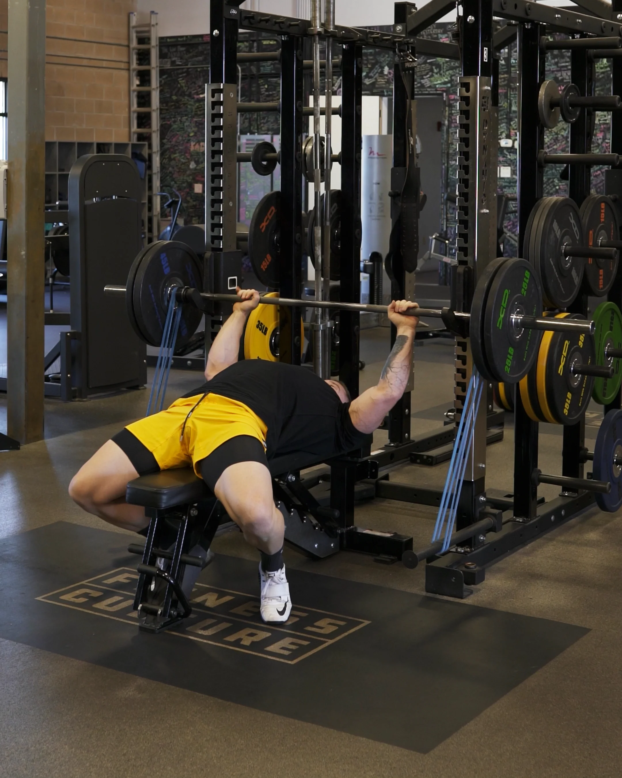 Benching with bands hotsell