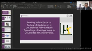 Diseño y validación de un software estadístico en el desarrollo de actividades de aprendizaje e investigación de la Universidad de Cundinamarca