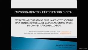 Empoderamiento y participación digital: estrategias educativas para la constitución de una identidad social de la población migrante en contextos globalizados