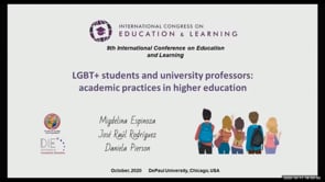 LGBT+ students and university professors. Academic practices in higher education