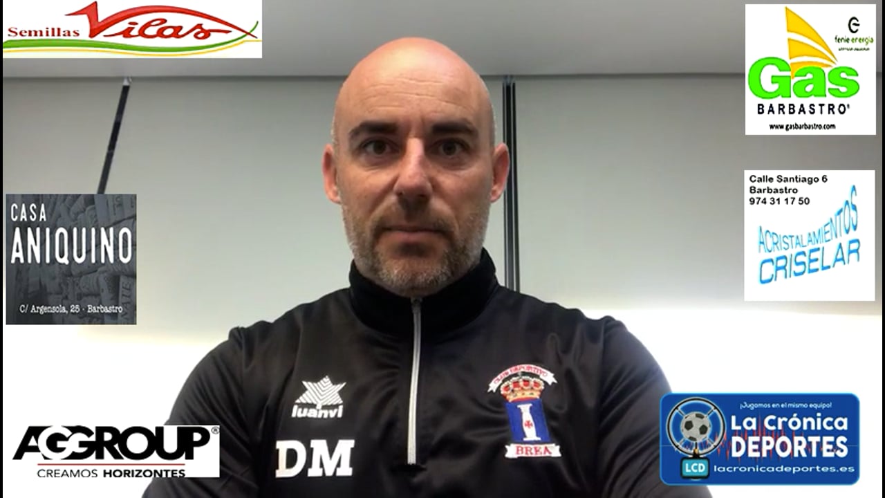 DANI MARTÍNEZ (Entrenador Brea) AE Prat	 1-1 CD Brea / Jornada 8 / 2ª RFEF - Grupo 3