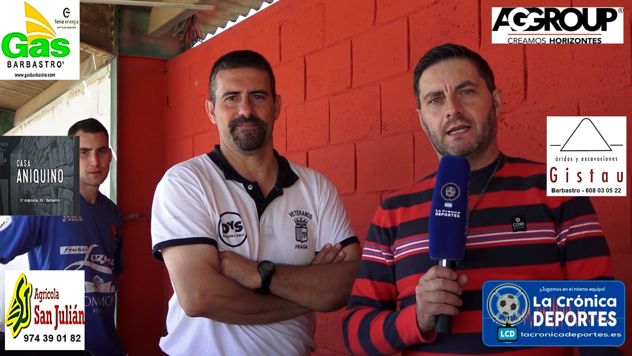 JAVI GARCÍA (Entrenador Fraga B) UDB Somontano 1-3 UD Fraga B / Jornada 4 / 2ª Regional - Gr 2-1