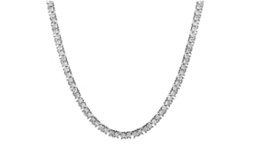 3.00 ct. t.w. Diamond Tennis Necklace in Sterling Silver